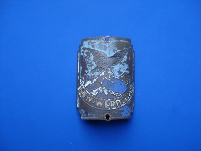 Ancienne plaque de vélo NEPTUNE France bicyclette bike bicycle headbadge vintage - France